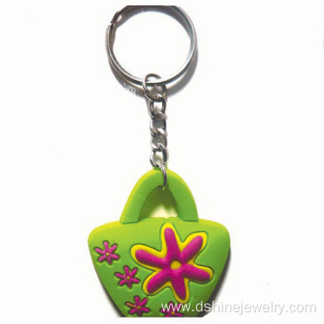 PVC Customizable Keychains Soft Plastic Rubber PVC Keychain